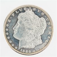 Coin 1886 Morgan Silver Dollar Proof Like