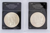Coin 1921-P  Morgan & 1922-P Morgan High Grade