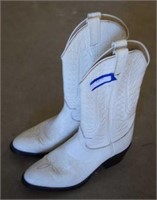 Leather Cowboy Boots - Men's Size 6 1/2