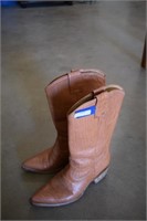Leather Cowboy Boots - Men's Size 10