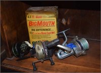 Daiwa, Zebco and Johnson Fishing Reels and a Cast