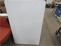 White with Red Porcelain Top from Hoosier or Table