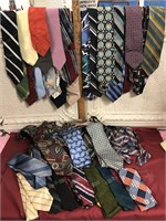 Large Lot of Cool Vintage Ties!