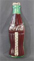 1950's Coca Cola 17" Coke Bottle Thermometer