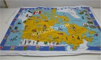 Lot of 10 Canada Map Cotton Linen Towels 34"X22"