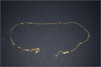 14k Gold Ankle Bracelet