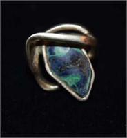 Sterling Silver Ring w/ Blue Stone