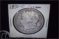 1891o Morgan Silver Dollar