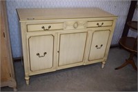Vtg French Provincial Painted Sideboard