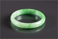 Chinese Emerald Green Jadeite Bangle