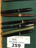LOT OF 6 INK PENS