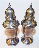 Pair Of Alvin Silver Plated Shakers