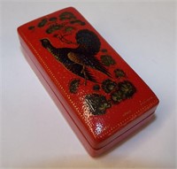 Russian Hand Painted Lacquered Box