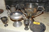 GROUP OF VINTAGE TROPHIES FROM THE 1940'S,