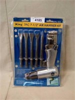 King 7 PC. 7-1/2" air hammer kit