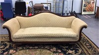 DUNCAN PHYFE STYLE SOFA as is little work to