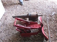 CHEVY 3 SPEED TRANSMISSION AND IH TRACTOR SEAT .