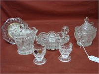Eight-Piece Lot Of Vintage Crystal