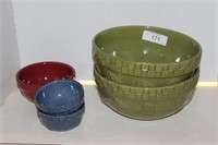 Signature Series Stoneware Bowls (lot of 5)