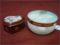 Two Rare Old Trinket Boxes