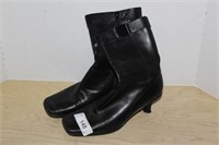 Pair of Nine West Black Leather Boots