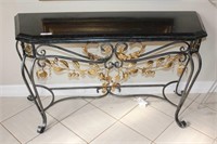 Maitland Smith Marble Top Entry Table