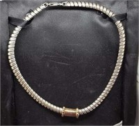 Da Bahan Sterling Necklace with 14K