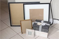 4 Picture Frames & 2 Photo Boxes