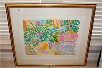 Signed & Numbered Floral Abstract Print