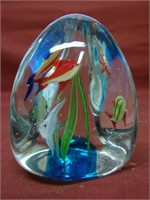 Vintage Murano Italy Hand-Blown Art Glass Aquarium