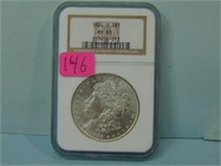1884-O Morgan Silver Dollar - NGC Graded MS-63
