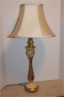 Marble & Metal Designer Lamp with Shade