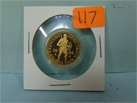 1986 Netherlands Dutch Gold Proof Ducat Coin