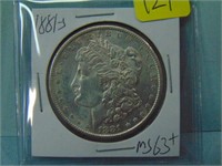 1881-S Morgan Silver Dollar - MS-63+