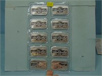 Page of Ten SilverTowne One Troy Ounce Silver Bars