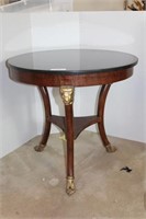 Marble Top Round Occasional Table