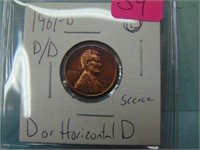 1961-D D/D Error Lincoln Penny - Scarce