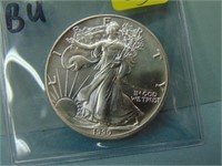 1990 American Silver Eagle Bullion Dollar - BU