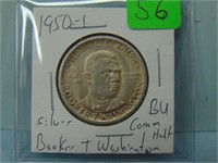 1950-S Booker T. Washington Silver Half Dollar - B
