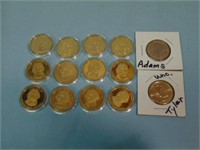 Lot of Presidential Dollar Proof Coins