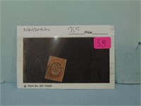 1861 Newfoundland Six Pence Postage Stamp