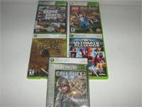 Xbox  360 Games Lot of 5