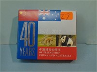 1972-2012-P 40 Years of Friendship Australia China
