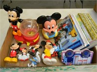 VINTAGE MICKEY MOUSE TOYS, LITTLE GOLDEN BOOKS