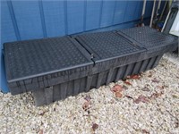 black fiberglass truck bed tool box