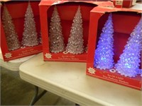 LED TREE PATHWAY MARKERS-IN THE BOX & ORNAMENTS