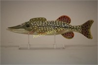 Bill Roberts of Lake City, MI, 9.5" Pike Fish