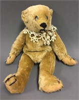 ANTIQUE MOHAIR TEDDY BEAR