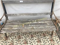 Antique Cast-Iron Park Bench