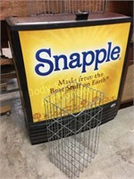 Snapple Drink Cooler& 3 large wire baskets